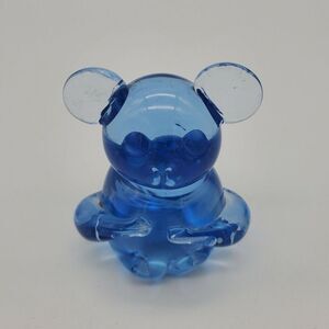 Blue Art Glass Mouse United States Commemorative Fine Arts Gallery